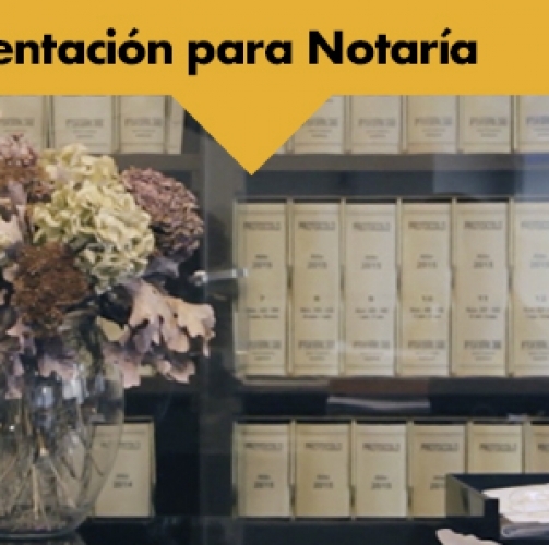 Respuestas: La documentación a aportar en notaría